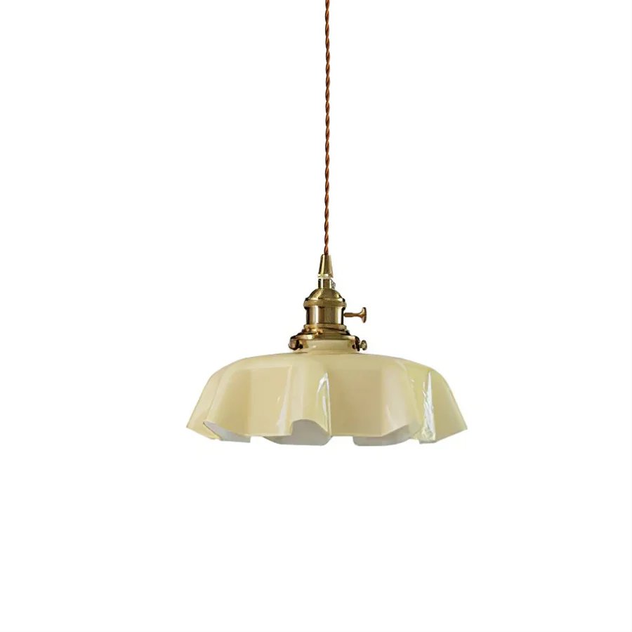 Contemporary Petal Glass Pendant Light