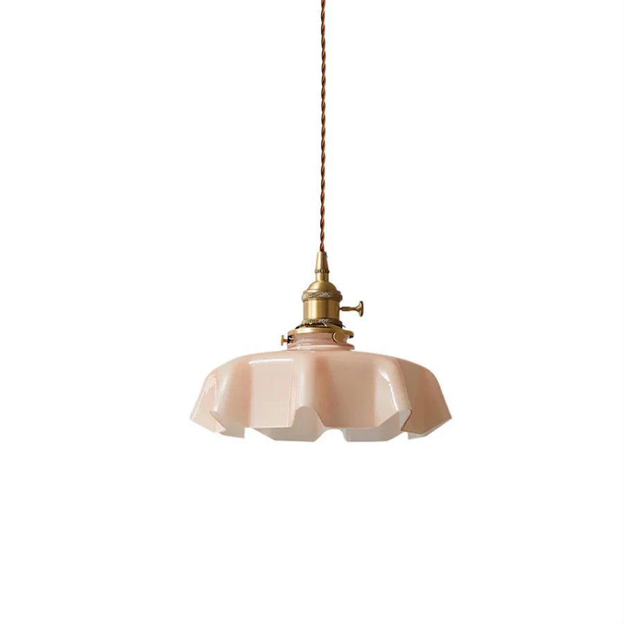 Contemporary Petal Glass Pendant Light