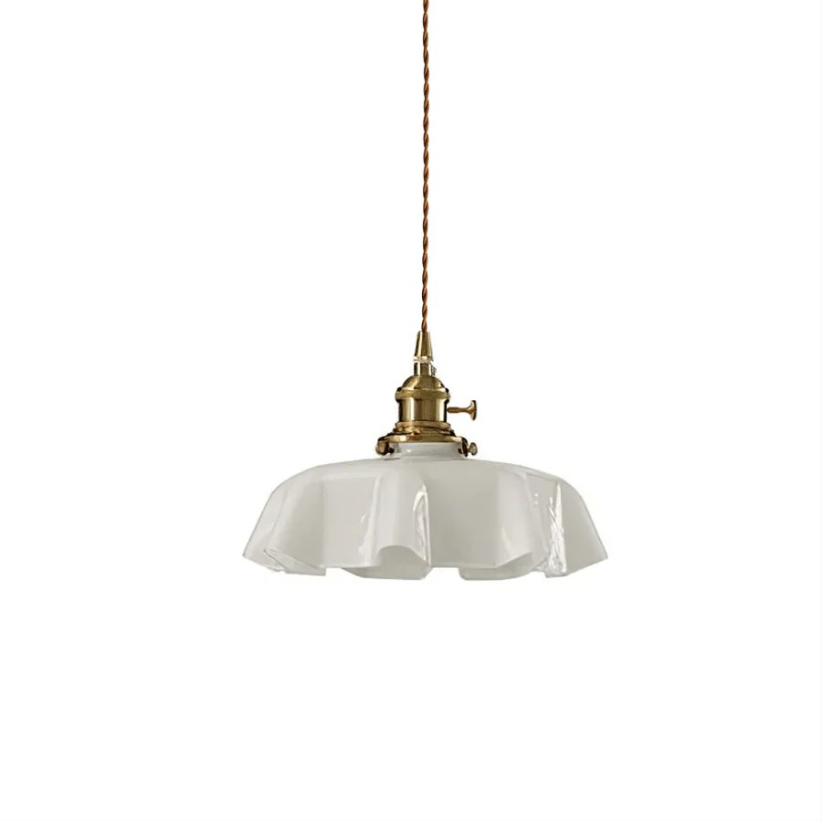 Contemporary Petal Glass Pendant Light